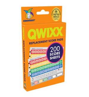 QWIXX REPLACEMENT SCORE PADS (6) ENG